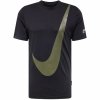 T-shirt koszulka Nike sportowa duże logo męska czarna